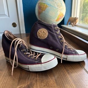 Converse Chuck Taylor All Star Lux Hidden Heel Wedge Size 10